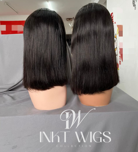 13*4 natural color bob wig